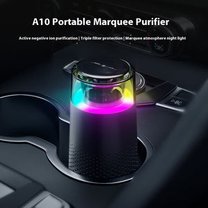 New Car Air Purifier Home Office Horse Running Light