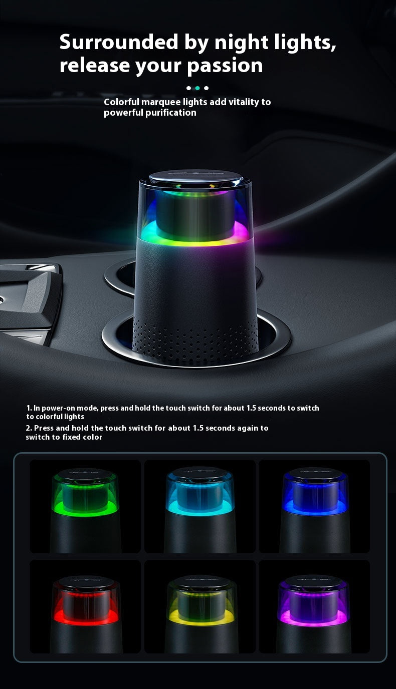 New Car Air Purifier Home Office Horse Running Light