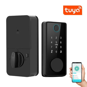 Smart Door Lock Wooden