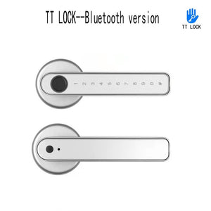 Graffiti Smart Spherical Door Handle Lock Wooden Door Fingerprint Password Lock