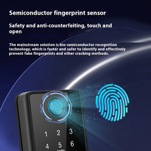 Smart Door Lock Wooden
