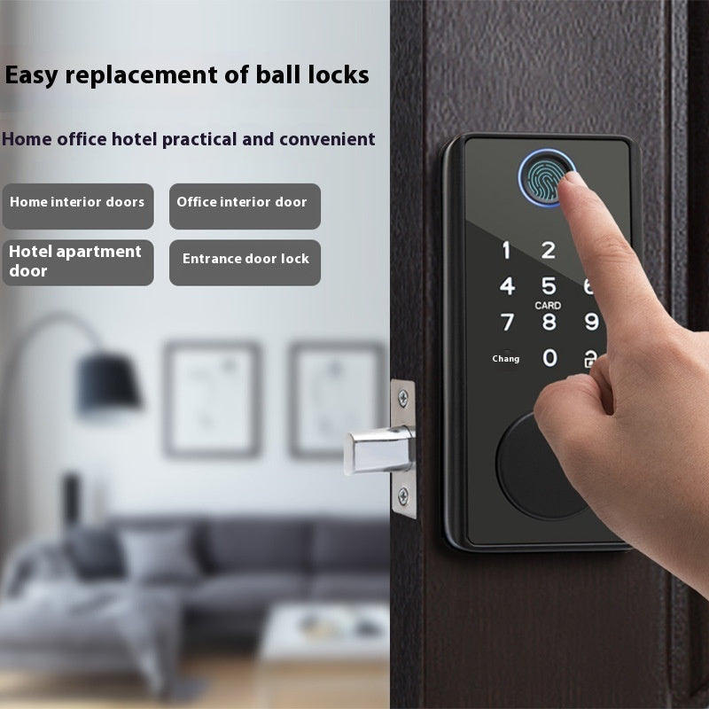 Smart Door Lock Wooden