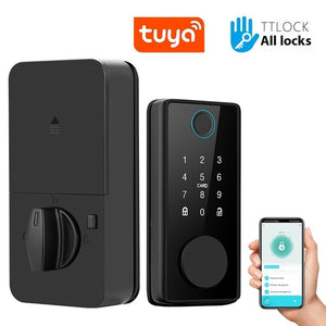 Smart Door Lock Wooden