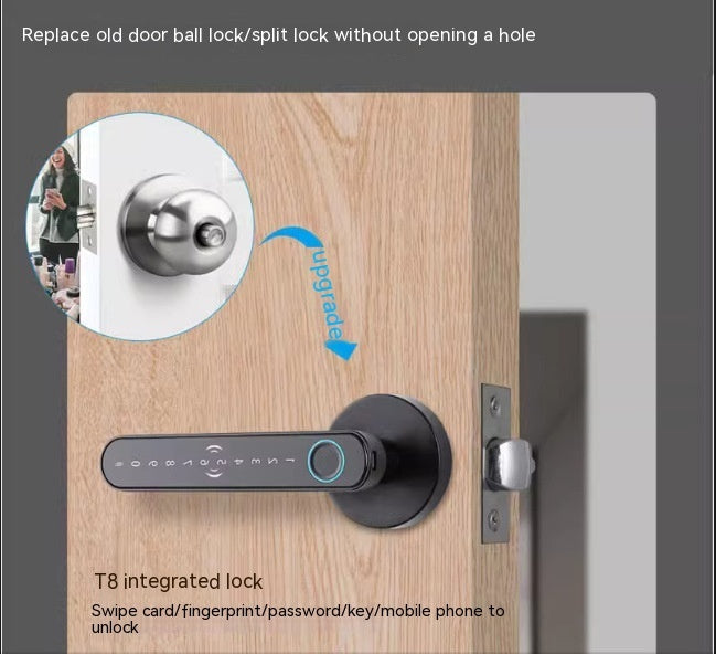 Fingerprint Lock Household Wooden Door Smart Lock