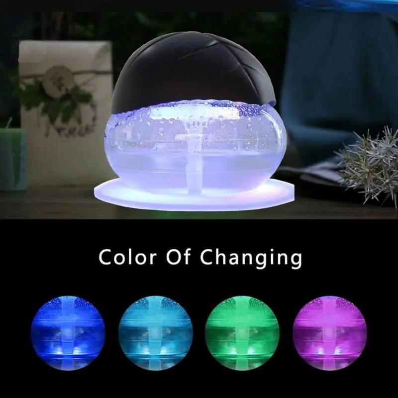 Air Purifier -Four Colors - Water Filtration Air Purifier For Home And Office - Equipped With LED Night Light